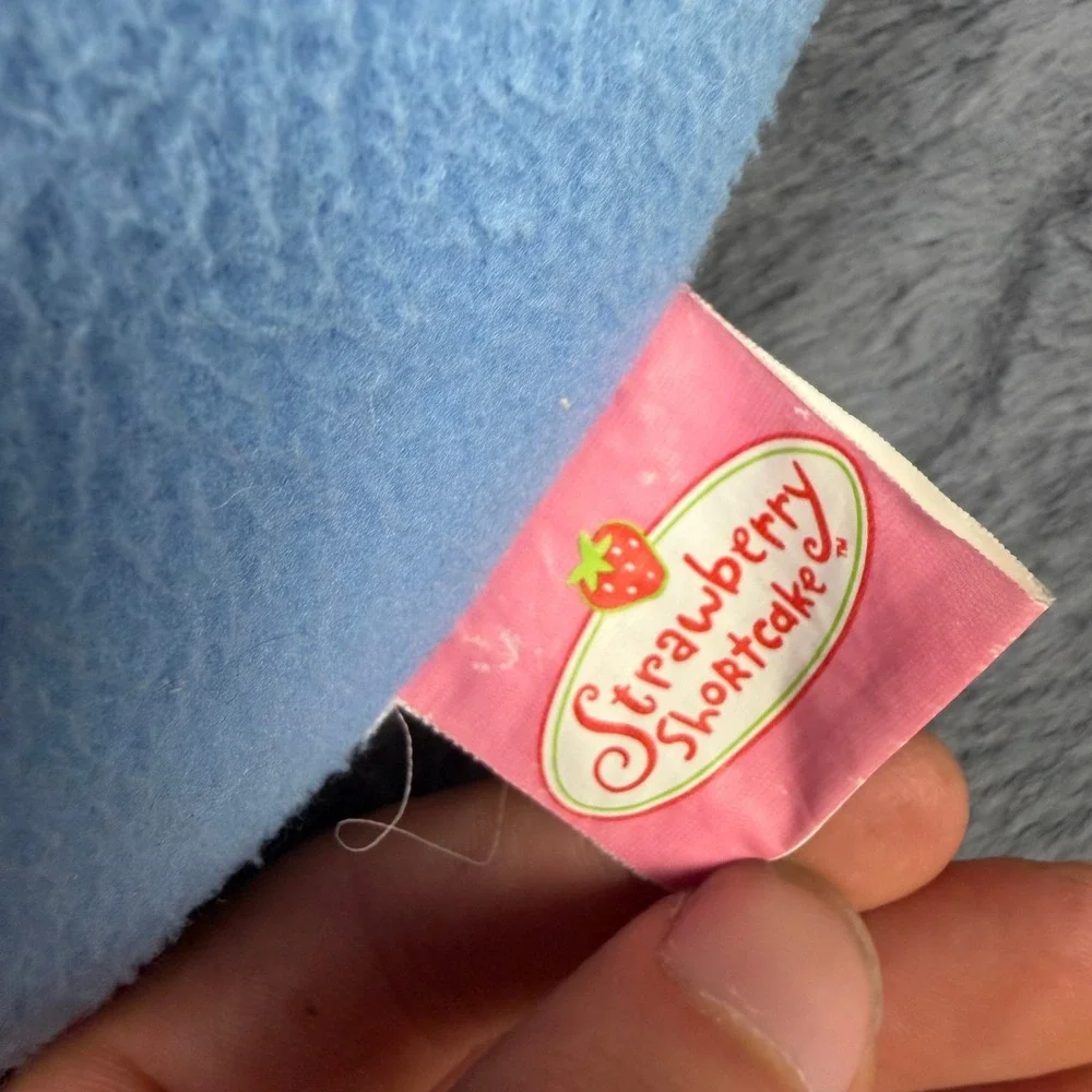 Strawberry Shortcake Plush Rag Doll Kids Pink Blue 2003 Y2K Vintage Style